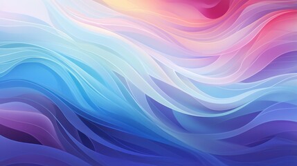 Obraz premium Winter Polar Wave Abstract Background. Icy Swirls, Cold Weather Patterns, Frozen Blue and White Art, Arctic Design