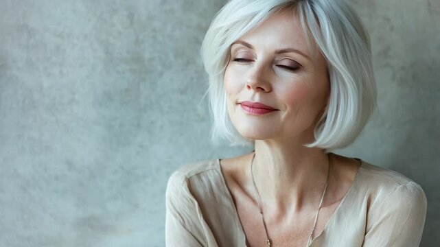 Aging Gracefully: A Timelapse of a Woman's Transformation From Youth to Maturity