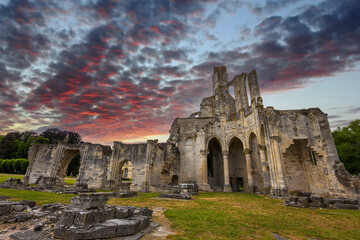 Chaalis abbey, Chaalis, France