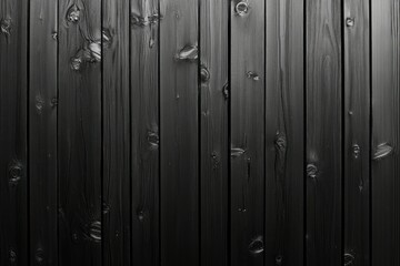 Dark wooden planks with knots texture. Neural network AI generated