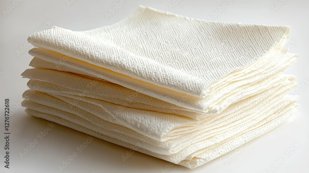 Poster a set of paper napkins serves as a draft, with enough space for adding your logo or graphic design