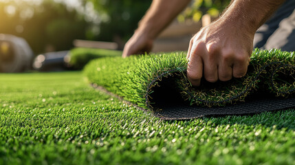 Install lush artificial grass with ease. Durable, low-maintenance turf for beautiful landscapes. Perfect solution for home gardens and outdoor spaces.