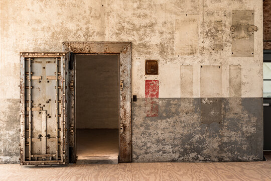 Fototapeta Old factory building interiors