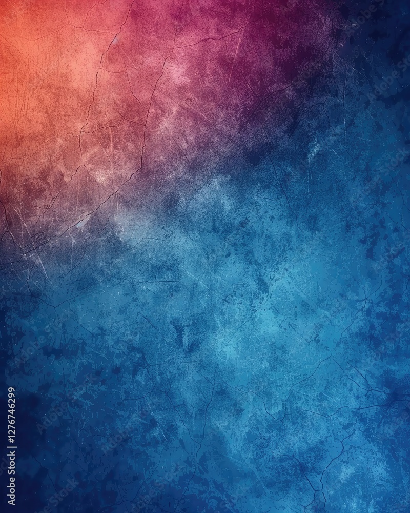 Poster vibrant abstract texture with rich color gradients and subtle cracks for elegant background designs