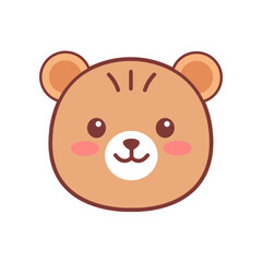 Cute cartoon bear Illustration