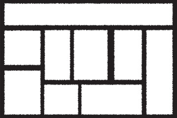 torn pieces of paper on a black background, Torn papers on black eps 10
