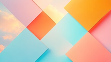 visually captivating arrangement of abstract squares with dynamic colors and varying shades fills space ideal for backgrounds