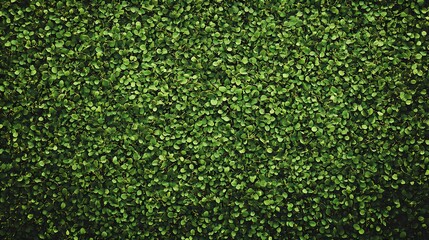 Dense green foliage fills the frame, creating a textured, natural background with a vibrant, organic feel.