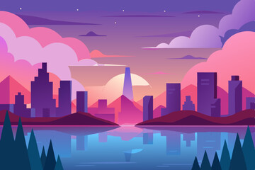 night city landscape