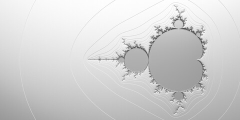 Grayscale Mandelbrot Fractal T
