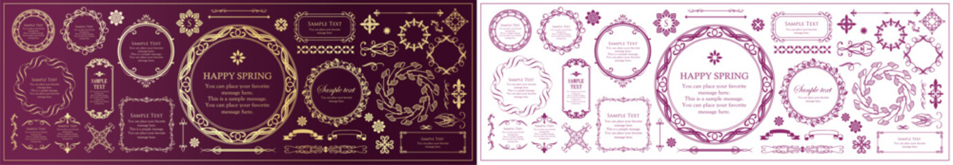 アンティークフレームデザイン