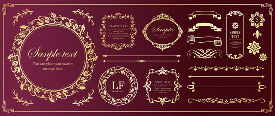 アンティークフレームデザイン