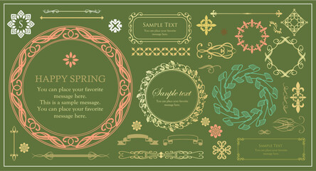 アンティークフレームデザイン