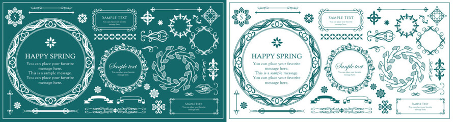 アンティークフレームデザイン