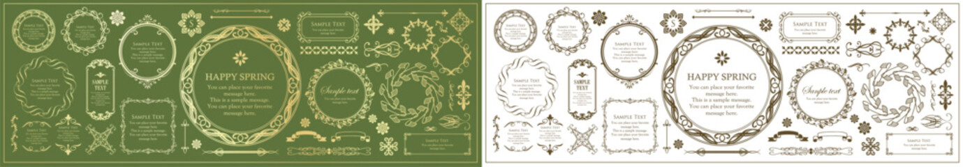 アンティークフレームデザイン