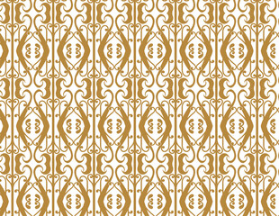Golden Elegance in Art Deco Pattern