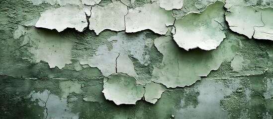 Obraz premium Peeling Paint on a Weathered Wall