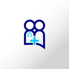 Consulting Medical Healthcare logo design ideas vector