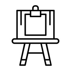 Easel Vector Icon Design Symbol
