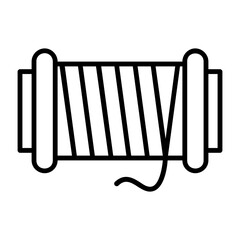 Thread spool Vector Icon Design Symbol