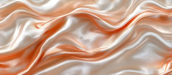 Obraz premium Peach Silk Fabric Texture