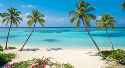 Obraz premium A captivating photograph of a stunning beach.