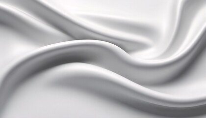 Obraz premium abstract white background with smooth folds.