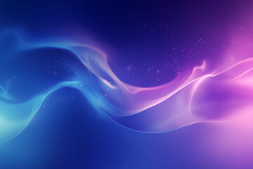 A cyber-inspired blurred background with electric blue, navy, and soft lavender hues, creating a high-tech, futuristic aesthetic.

