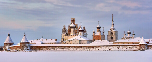 Solovki, Russia. Solovetsky Monastery. Nature of Solovetsky Islands. Travel and tourism....