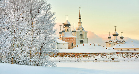 Solovki, Russia. Solovetsky Monastery. Nature of Solovetsky Islands. Travel and tourism....