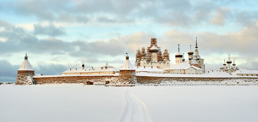 Solovki, Russia. Solovetsky Monastery. Nature of Solovetsky Islands. Travel and tourism....