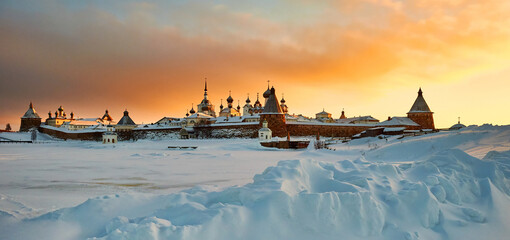 Solovki, Russia. Solovetsky Monastery. Nature of Solovetsky Islands. Travel and tourism....