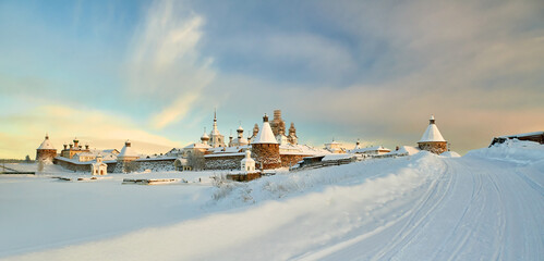 Solovki, Russia. Solovetsky Monastery. Nature of Solovetsky Islands. Travel and tourism....