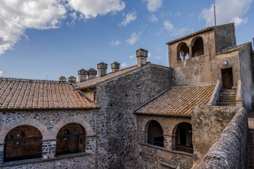 Bracciano, Italy. The Orsini-Odescalchi Castle, also known as Bracciano Castle