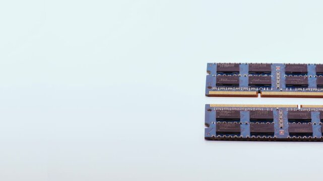Two memory chips video