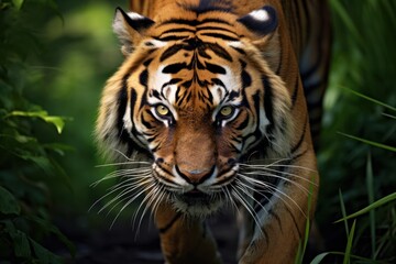 Fototapeta premium Wild animal tiger wildlife mammal.