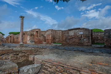 Ostia, Lazio. Archaeological Park of Ostia Antica