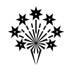 black and white stars 4th of july