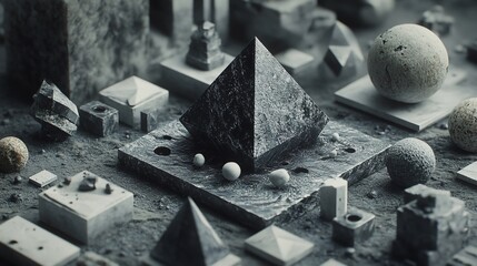 3D Blocks and Geometric Shapes: Data Visualization