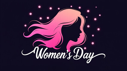 Celebrating Women's Day with a Beautiful Silhouette of a Woman
