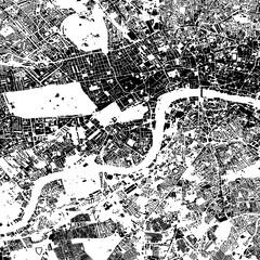 Obraz premium Buildings map of City of Westminster Great Britain