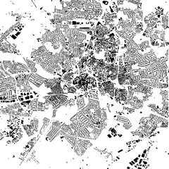 Buildings map of Coventry Great Britain
