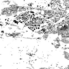 Buildings map of Stretford Great Britain