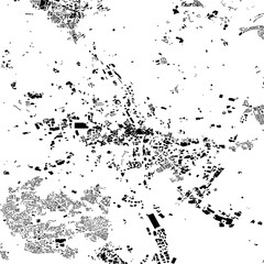 Buildings map of Bradford Great Britain