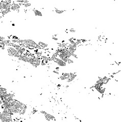 Buildings map of Wishaw Great Britain