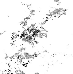 Buildings map of Nelson Great Britain