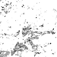 Buildings map of Ashton under Lyne Great Britain