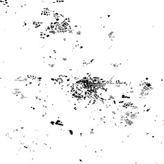 Buildings map of Carlisle Great Britain