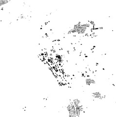 Buildings map of Stevenage Great Britain