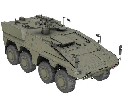 3d rendering gtk boxer armored personnel carriers
